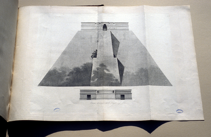 Kingsborough Pyramid of the Magician Waldeck 1838