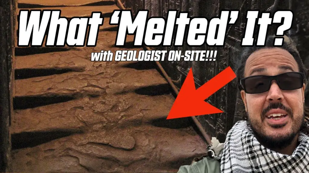 What Melted The Dendera Staircase? Geologist Explains on-site with Anyextee