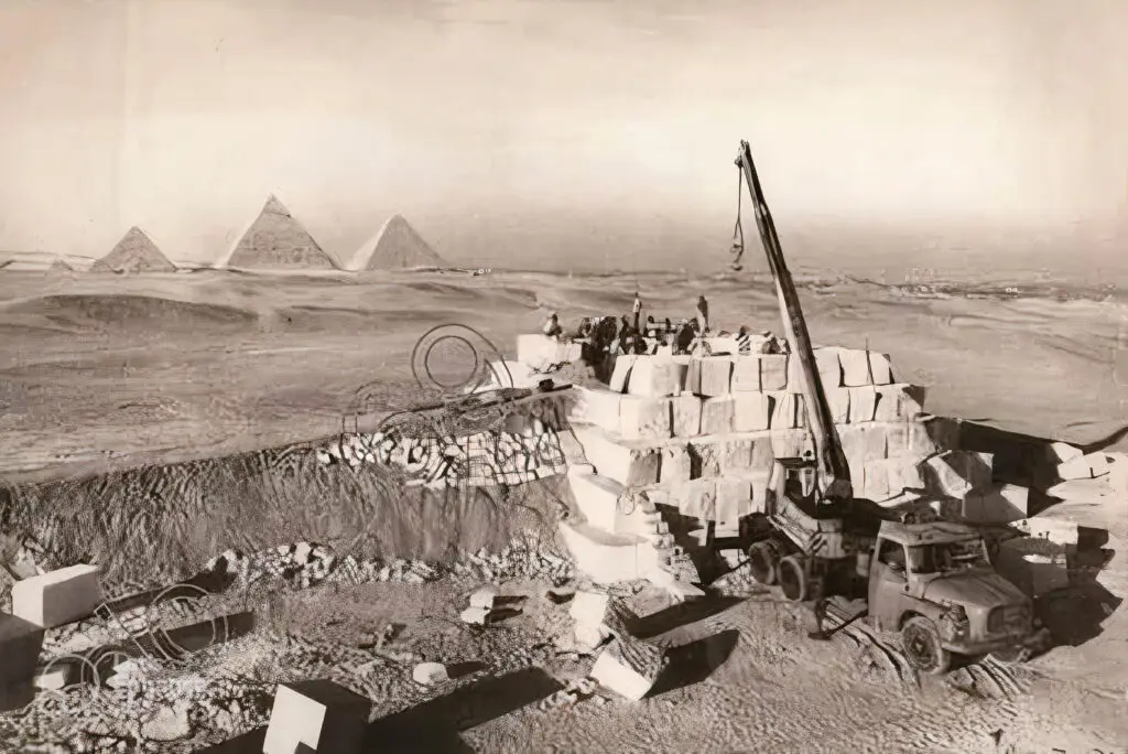 Pyramid construction tehcniques