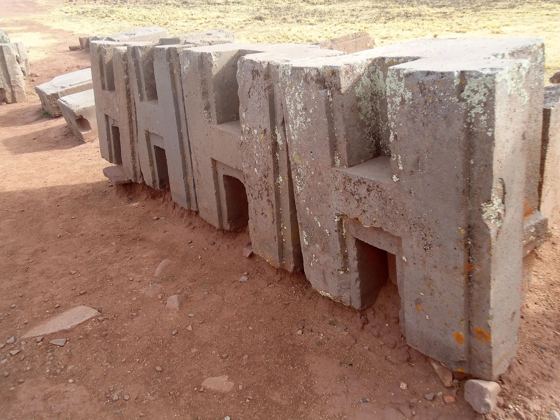 H block at Puma Punku, showcasing the precision of ancient engineering and mystery.