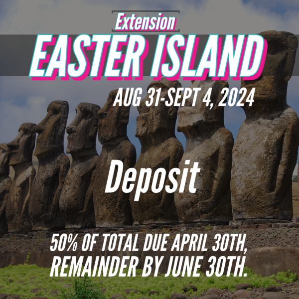 Easter Island moai tour deposit details