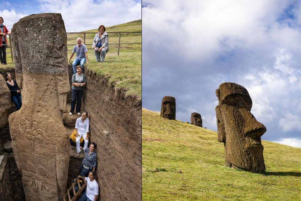 eaaster island moai head body