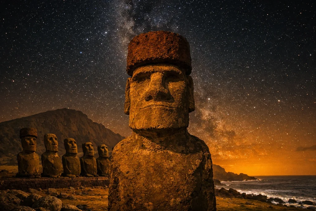 Moai on Easter Island